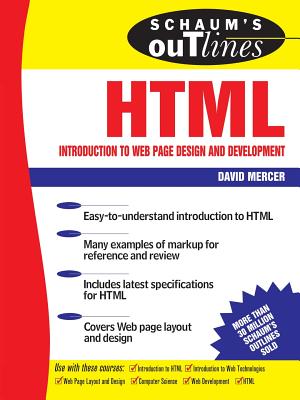 Seller image for Schaum's Outline of HTML (Paperback or Softback) for sale by BargainBookStores
