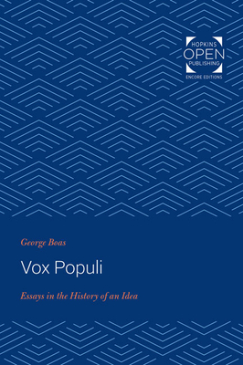 Immagine del venditore per Vox Populi: Essays in the History of an Idea (Paperback or Softback) venduto da BargainBookStores