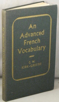 An Advanced French Vocabulary.
