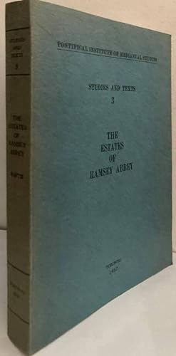 Imagen del vendedor de The Estates of Ramsey Abbey. A Study in Economic Growth and Organization a la venta por Erik Oskarsson Antikvariat