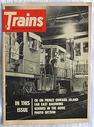 Image du vendeur pour Trains: The Magazine of Railroading September 1963 mis en vente par Argyl Houser, Bookseller