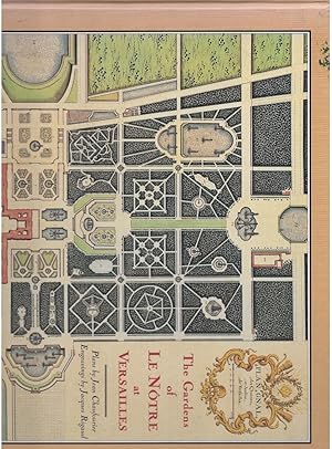 Bild des Verkufers fr THE GARDENS OF LE NOTRE AT VERSAILLES Plans by Jean Chaufourier zum Verkauf von Books on the Boulevard