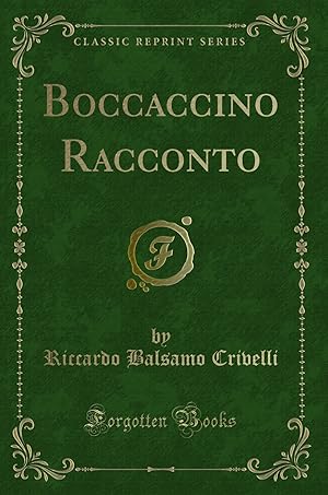 Seller image for Boccaccino Racconto (Classic Reprint) for sale by Forgotten Books