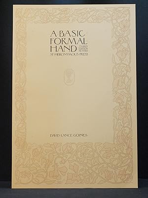 A Basic Formal Hand, Third Edition Revised