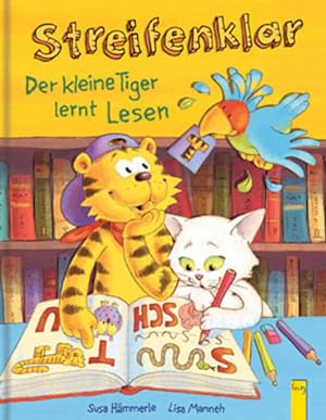 Bild des Verkufers fr Streifenklar - der kleine Tiger lernt lesen. Susa Hmmerle. Mit Bildern von Lisa Manneh zum Verkauf von Bcher bei den 7 Bergen