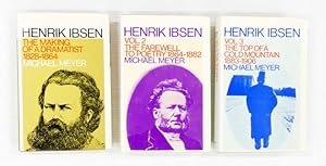 Henrik Ibsen Three [3] Volume Set. The Making of a Dramatist 1828-1864; The Farewell to Poetry 18...