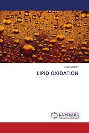 Seller image for LIPID OXIDATION for sale by BuchWeltWeit Ludwig Meier e.K.