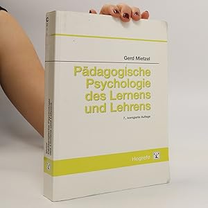 Bild des Verkufers fr Pa?dagogische Psychologie des Lernens und Lehrens zum Verkauf von Bookbot