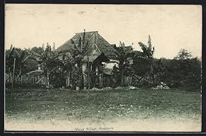 Ansichtskarte Singapore, Malay Village