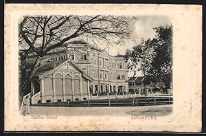 Ansichtskarte Singapore, Raffles-Hotel