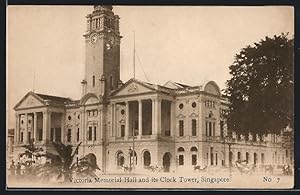 Ansichtskarte Singapore, Victoria Memorial Hall and its Clock Tower