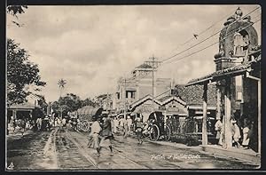 Ansichtskarte Colombo, Pettah or Native Jown