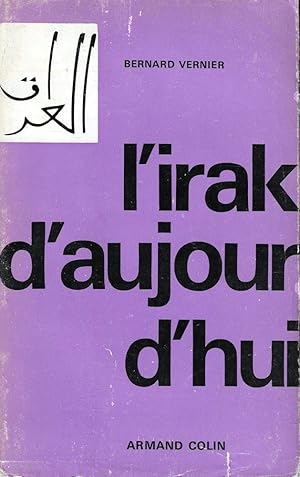 Seller image for L'Irak d'aujourd'hui for sale by Messinissa libri