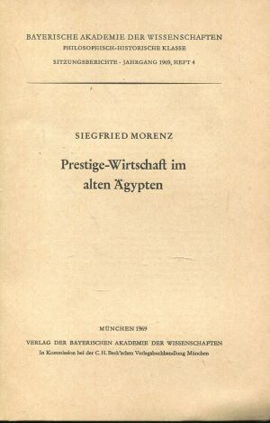 Bild des Verkufers fr Prestige-Wirtschaft im alten gypten zum Verkauf von Gabis Bcherlager