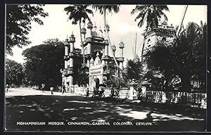 Ansichtskarte Ceylon, Mohammedan Mosque, Cinnamon Gardens