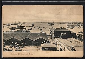 Ansichtskarte Jetty, Colombo Harbour