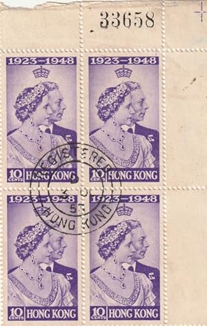 King George VI & Queen Elizabeth Silver Wedding (10c Cent )