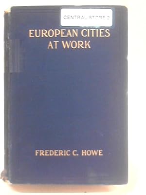Bild des Verkufers fr European Cities at Work zum Verkauf von World of Rare Books