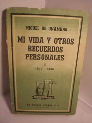 Immagine del venditore per Mi vida y otros recuerdos personales II. 1917-1936 venduto da Librera Antonio Azorn