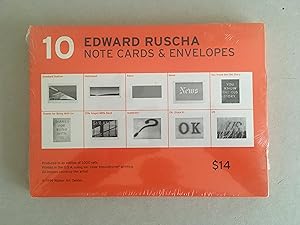 Edward Ruscha - 10 Note Cards & Envelopes
