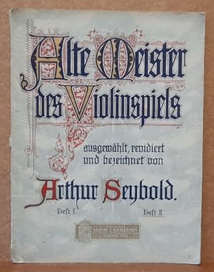 Bild des Verkufers fr Alte Meister des Violinspiels Heft / Band II zum Verkauf von ANTIQUARIAT H. EPPLER