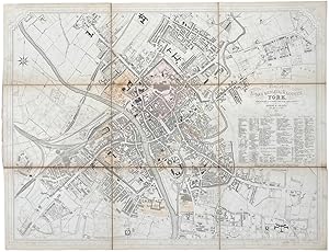 Plan of Roman, Medieval & Modern York, Drawn on the Basis of the Ordnance Survey.