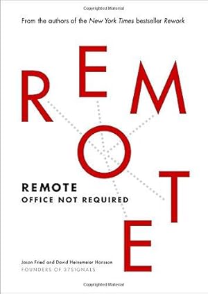 Immagine del venditore per Remote: Office Not Required venduto da WeBuyBooks