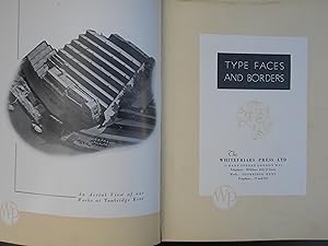 Type Specimen Book / Type Faces and Borders