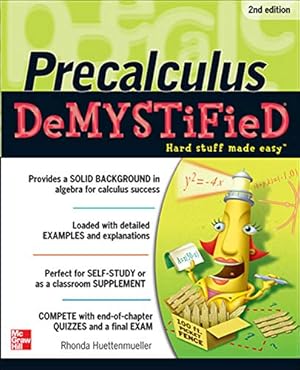 Seller image for Pre-calculus Demystified, Second Edition for sale by Reliant Bookstore