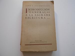 Imagen del vendedor de Introduccin general a La Sagrada Escritura. Versin castellana de Jos Alfredo Jolly. 2a. EDICIN a la venta por Librera Camino Bulnes