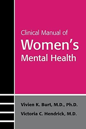 Imagen del vendedor de Clinical Manual of Women's Mental Health (Concise Guides) a la venta por WeBuyBooks