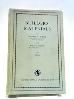 Bild des Verkufers fr Builders Materials zum Verkauf von World of Rare Books