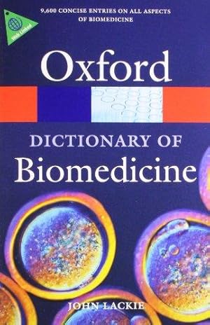 Bild des Verkufers fr A Dictionary of Biomedicine (Oxford Quick Reference) zum Verkauf von WeBuyBooks