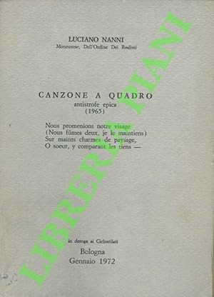 Canzone a quadro. Antistrofe epica (1965).