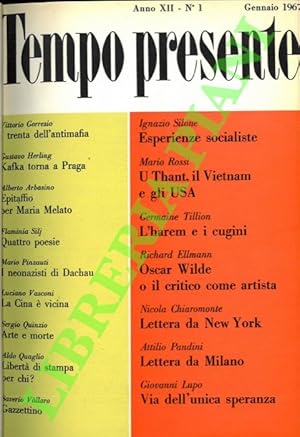 Tempo presente. Rivista mensile di informazione e discussione. 1967.