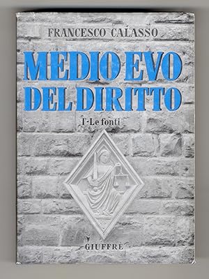 Imagen del vendedor de Medio evo del diritto. Volume I - Le fonti [Unico pubblicato]. a la venta por Libreria Oreste Gozzini snc