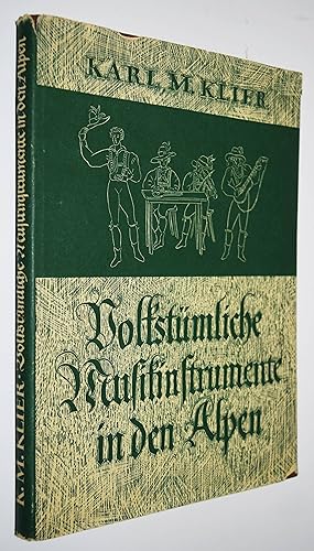 Volkstümliche Musikinstrumente in den Alpen.