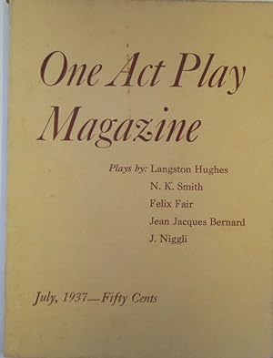 One Act Play Magazine. July, 1937