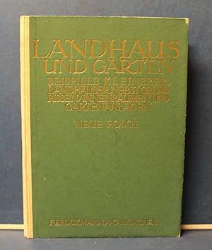 Landhaus und Garten Beispiele kleinerer Landhäuser nebst Grundrissen, Innenräumen und Gärten mit ...