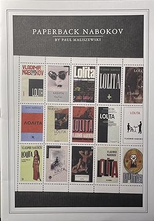 Paperback Nabokov Published Under the Warm Downy Wing of McSweeney's Quarterly Issue No. 4 Late W...
