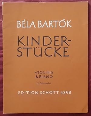 Kinderstücke für Violine und Klavier (Hg. v. Ede Zathureczky)