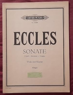 Bild des Verkufers fr Sonate g-Moll / Sol mineur / G minor fr Viola und Klavier (Klengel) zum Verkauf von ANTIQUARIAT H. EPPLER