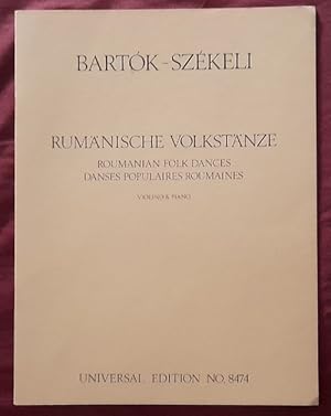 Seller image for Rumnische Volkstnze / Roumanian Folk Dances / Danses Populaire Roumaines (Transkription fr Violine und Klavier) for sale by ANTIQUARIAT H. EPPLER