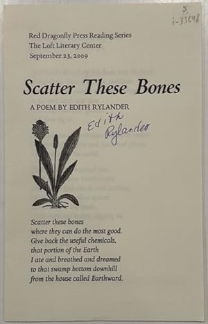 Seller image for Scatter These Bones for sale by Eat My Words Books