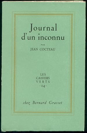 Image du vendeur pour Journal d'un Inconnu mis en vente par Bibliothque d'un amateur