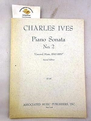 Second Pianoforte Sonata "Concord, Mass., 1840-1860" 2nd edition Emerson 19.