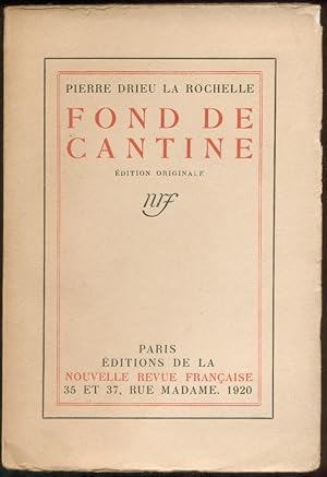 Image du vendeur pour Fond de Cantine mis en vente par Bibliothque d'un amateur