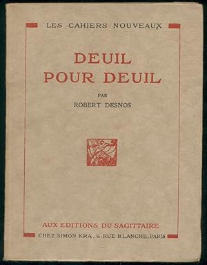 Image du vendeur pour Deuil pour Deuil mis en vente par Bibliothque d'un amateur