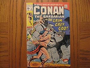 Marvel Comic Conan the Barbarian #3 1971 5.0