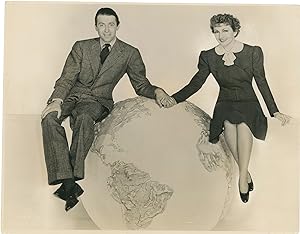It's a Wonderful World (Original photograph of James Stewart and Claudette Colbert from the 1939 ...